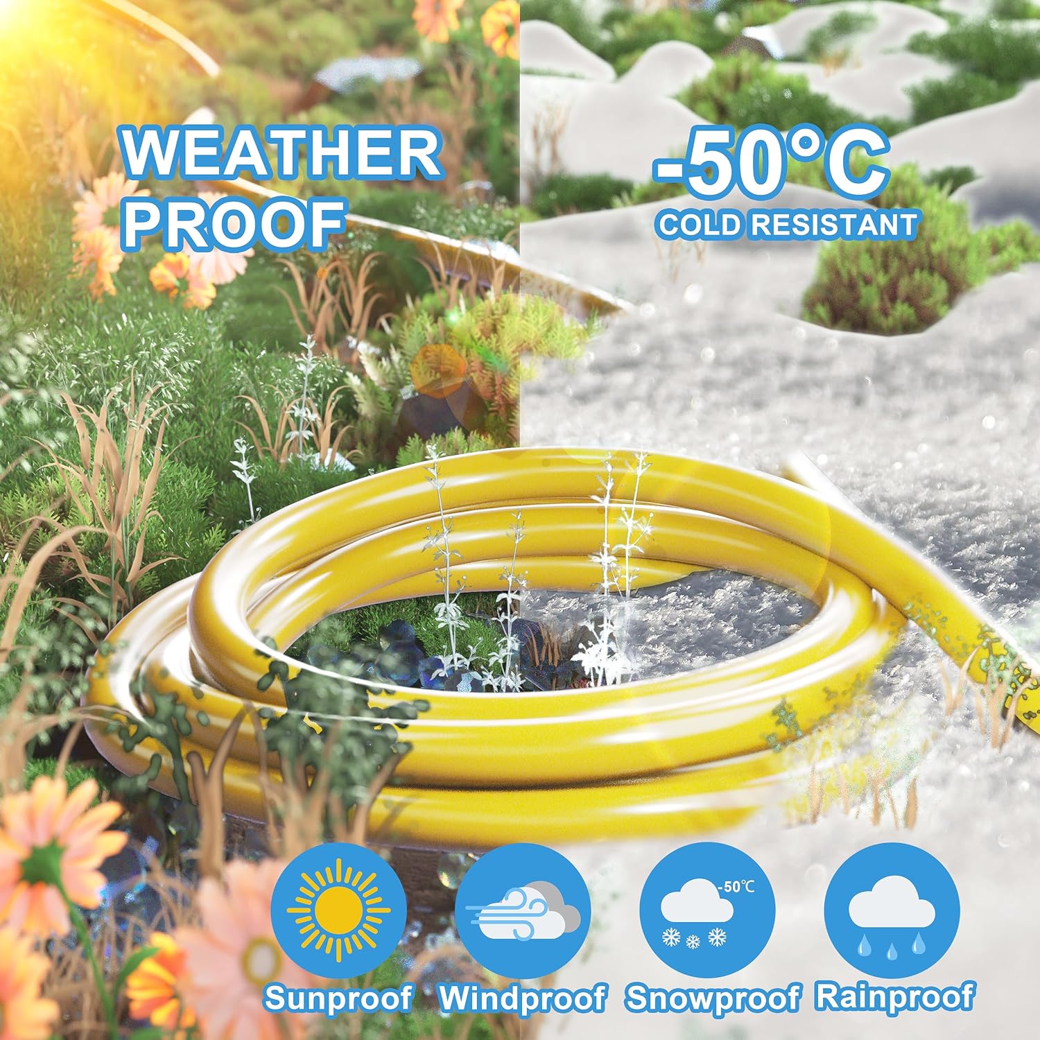Detalle 1 de HUANCHAIN Outdoor Extension Cord, 25 ft
