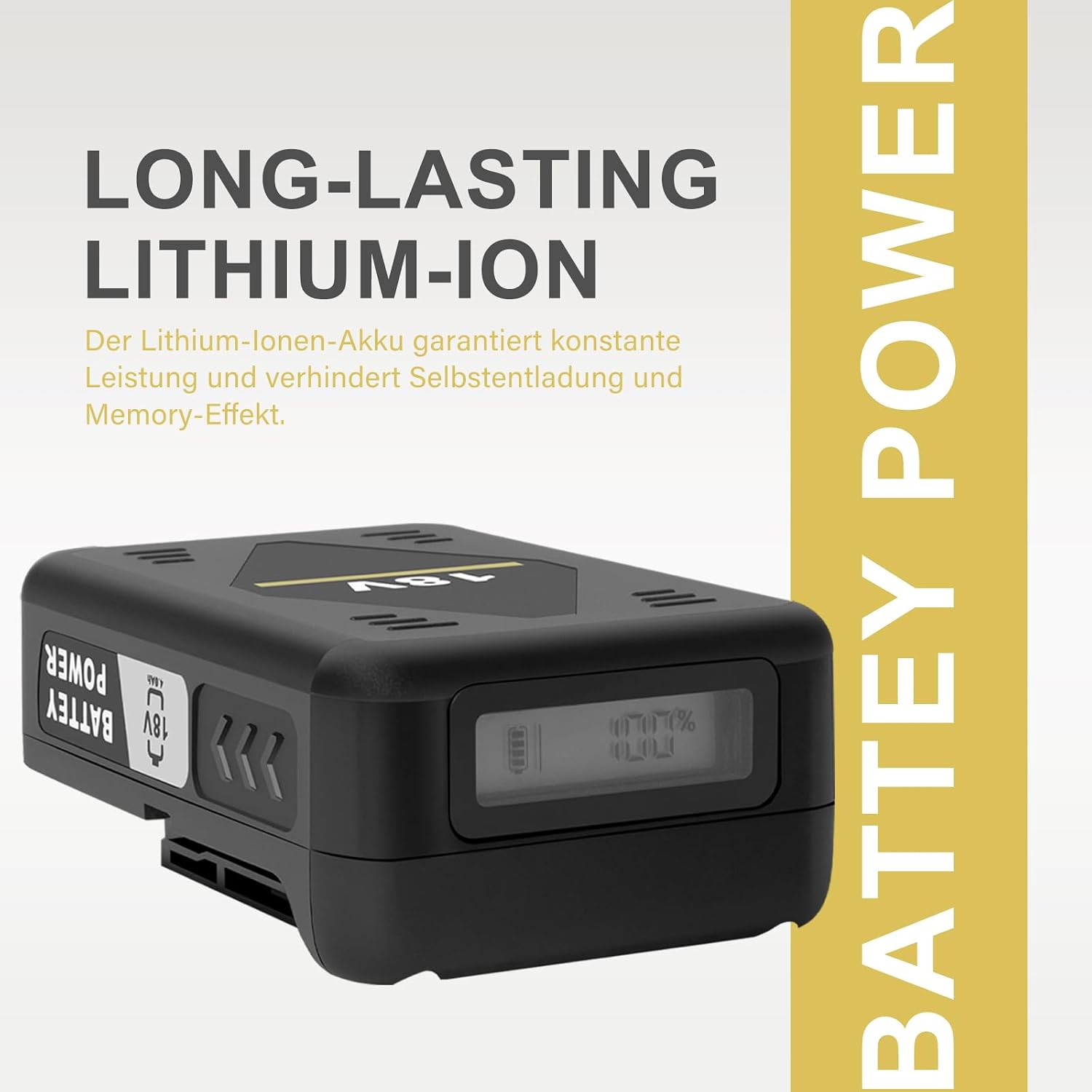 Detalle 2 de 18V 4.0Ah Karcher replacement lithium battery
