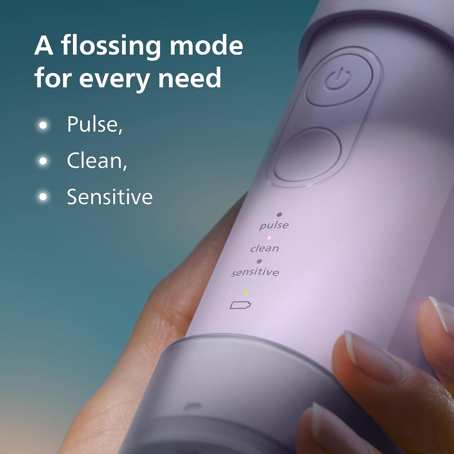 Thumbnail 6 de Philips Sonicare Compact Flosser 1000 HX3333/23 Water Flosser, 3 Modes