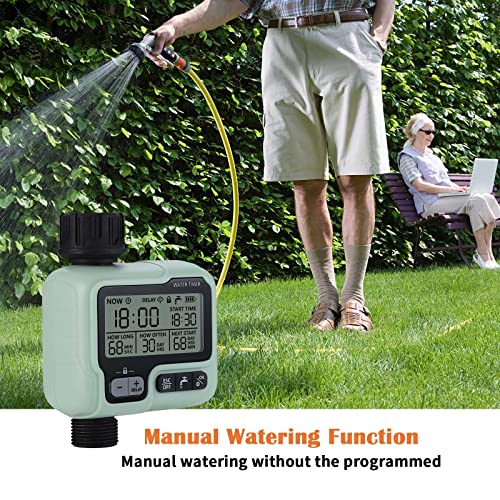 Thumbnail 4 de Johgee Irrigatore Giardino Timer: timer per irrigazione IPX5, controllo semplice e affidabile