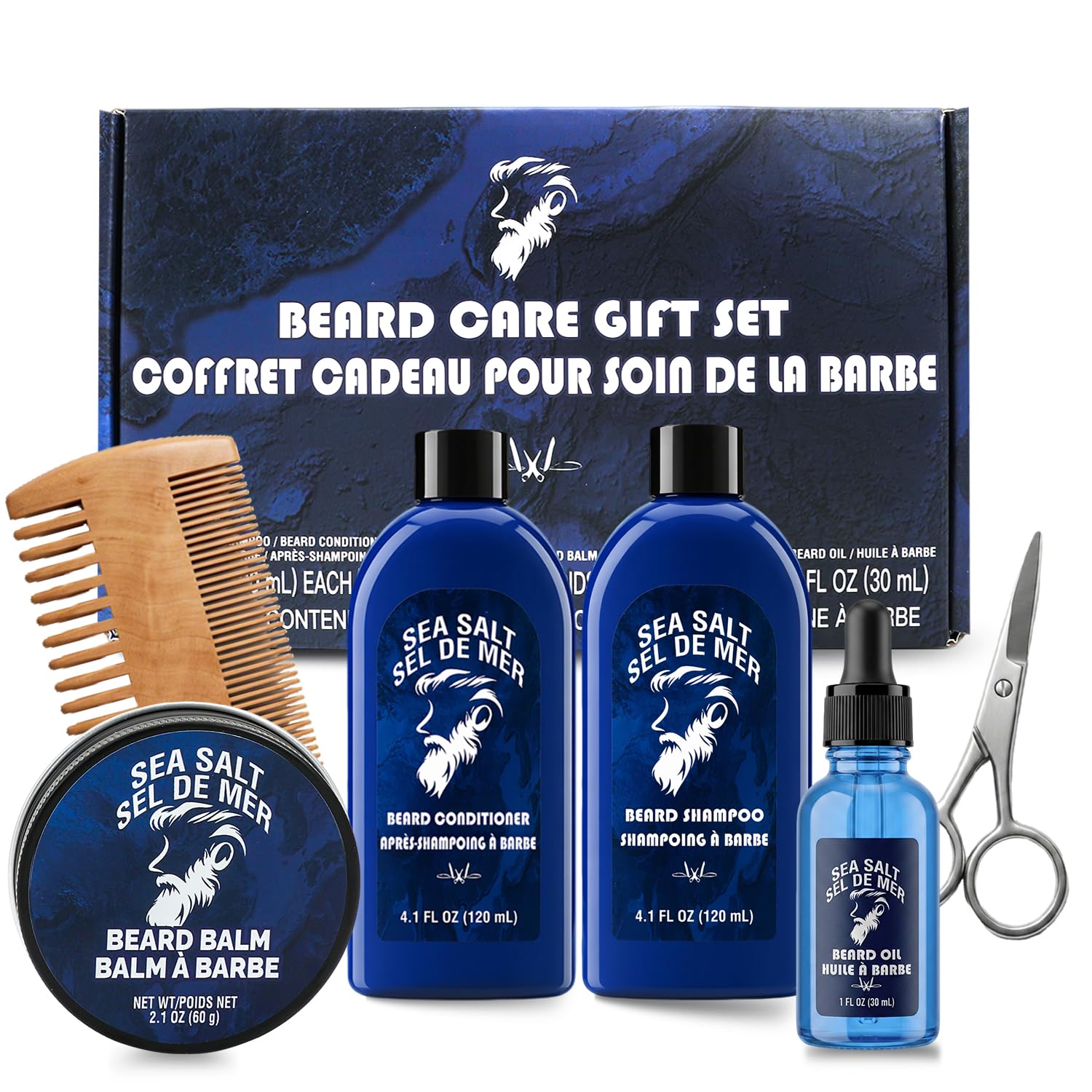Detalle de Rinse & Robust Beard Care Kit, 6-Piece