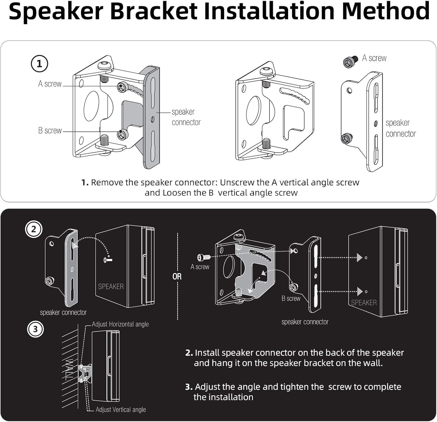 Thumbnail 4 de TaoAcc Speaker Wall Brackets, heavy-duty 20 kg pair 🛠
