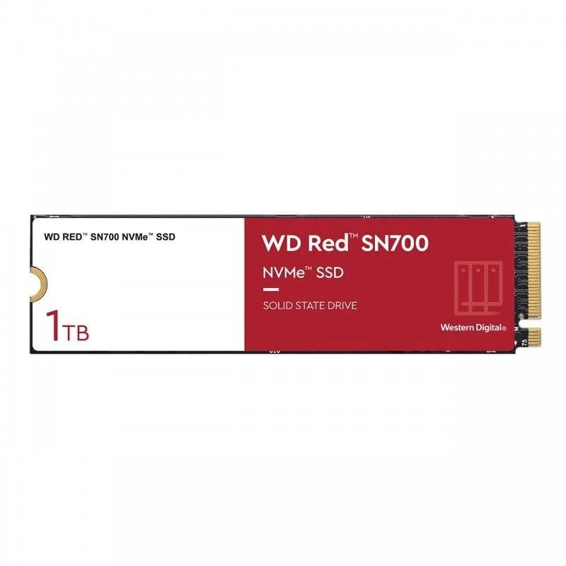 Detalle de WD Red SN700 1TB SSD M.2 NVMe PCIe 3.0 de Sandisk: rendimiento y fiabilidad para NAS