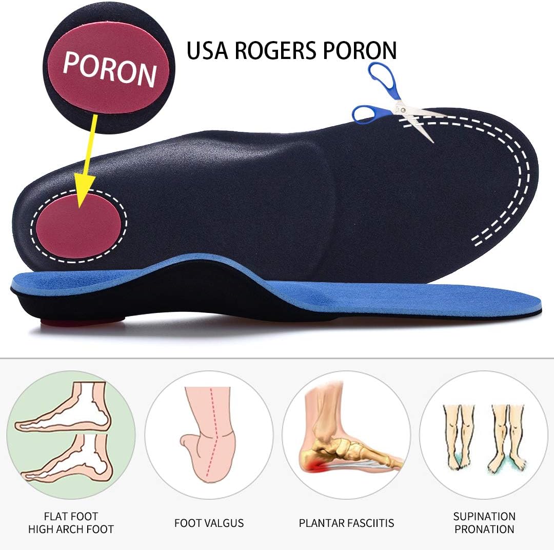 Thumbnail 2 de VALSOLE Valsole Orthotic Insole High Arch Foot Support for severe flat feet & plantar fasciitis (Blue, 5.5–6 UK / 250mm)