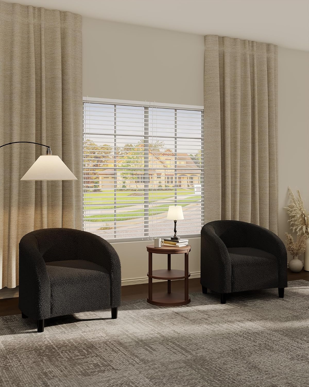 Detalle de GarveeHome Boucle Accent Chair