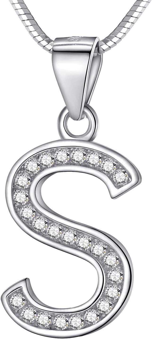 Detalle de Morella Collar letra 925 Plata 45 cm