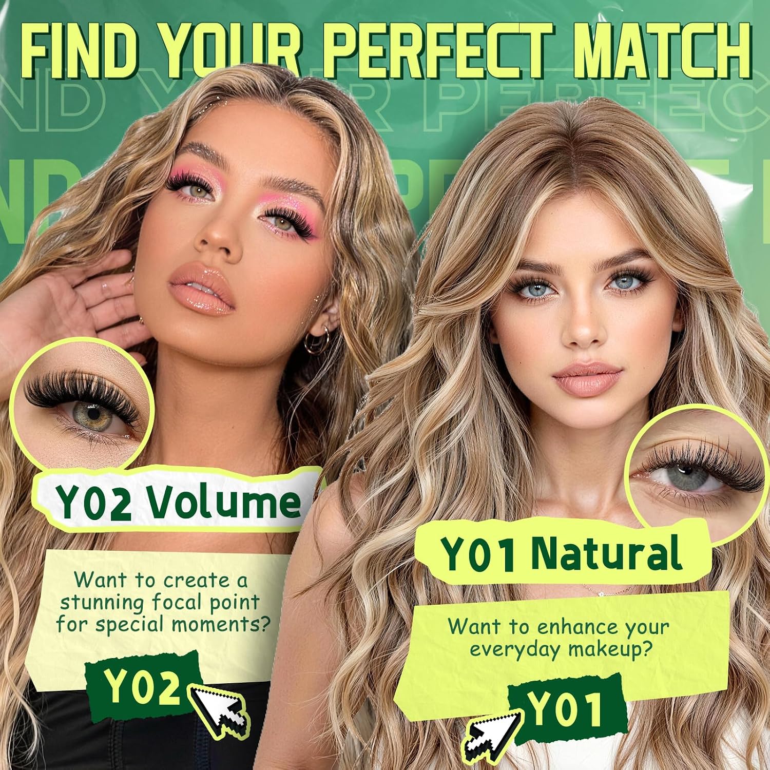 Thumbnail 4 de KEYYOU Lash Clusters Kit 144 pcs