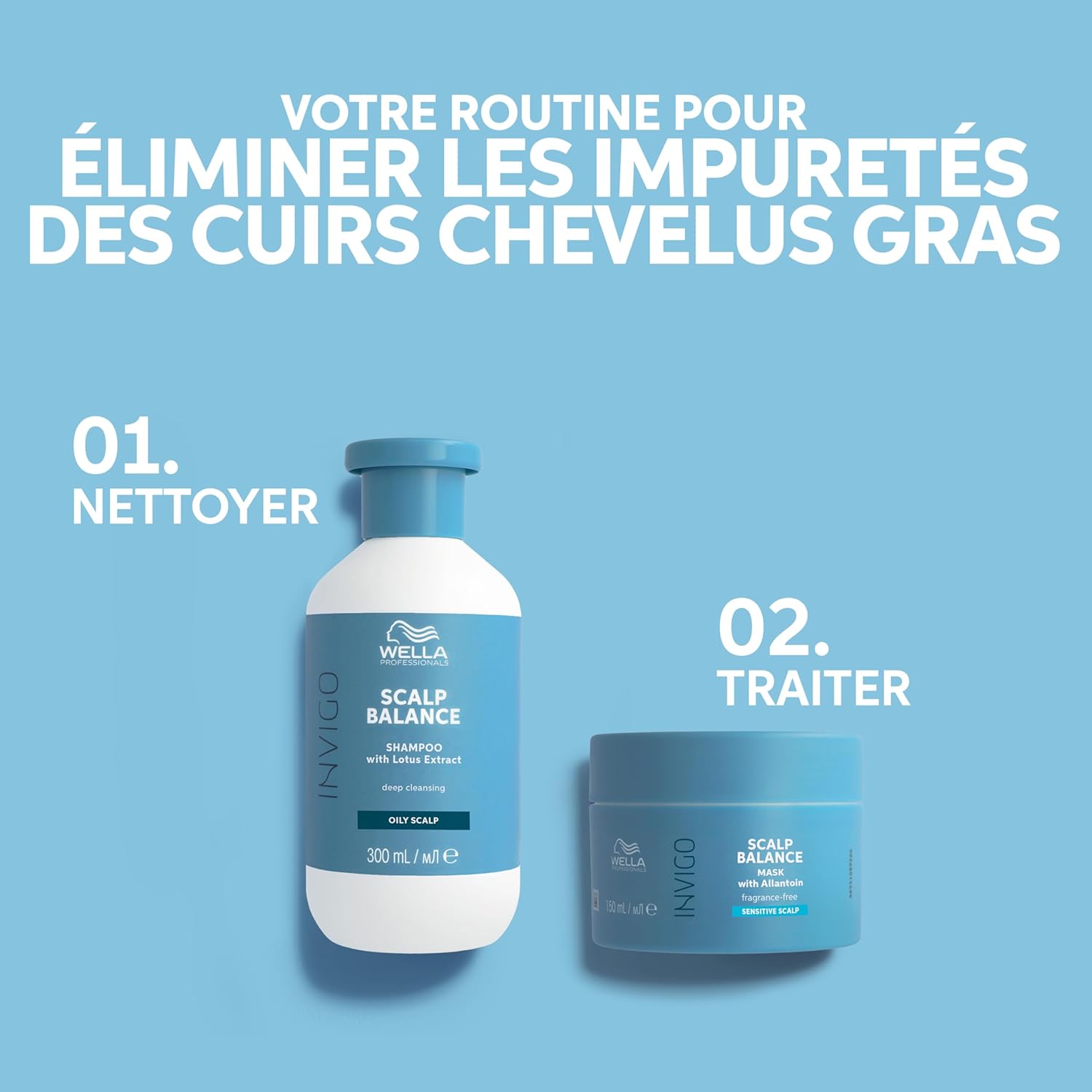 Thumbnail 5 de Wella Professionals INVIGO Scalp Balance Shampooing purifiant pour cuir chevelu gras