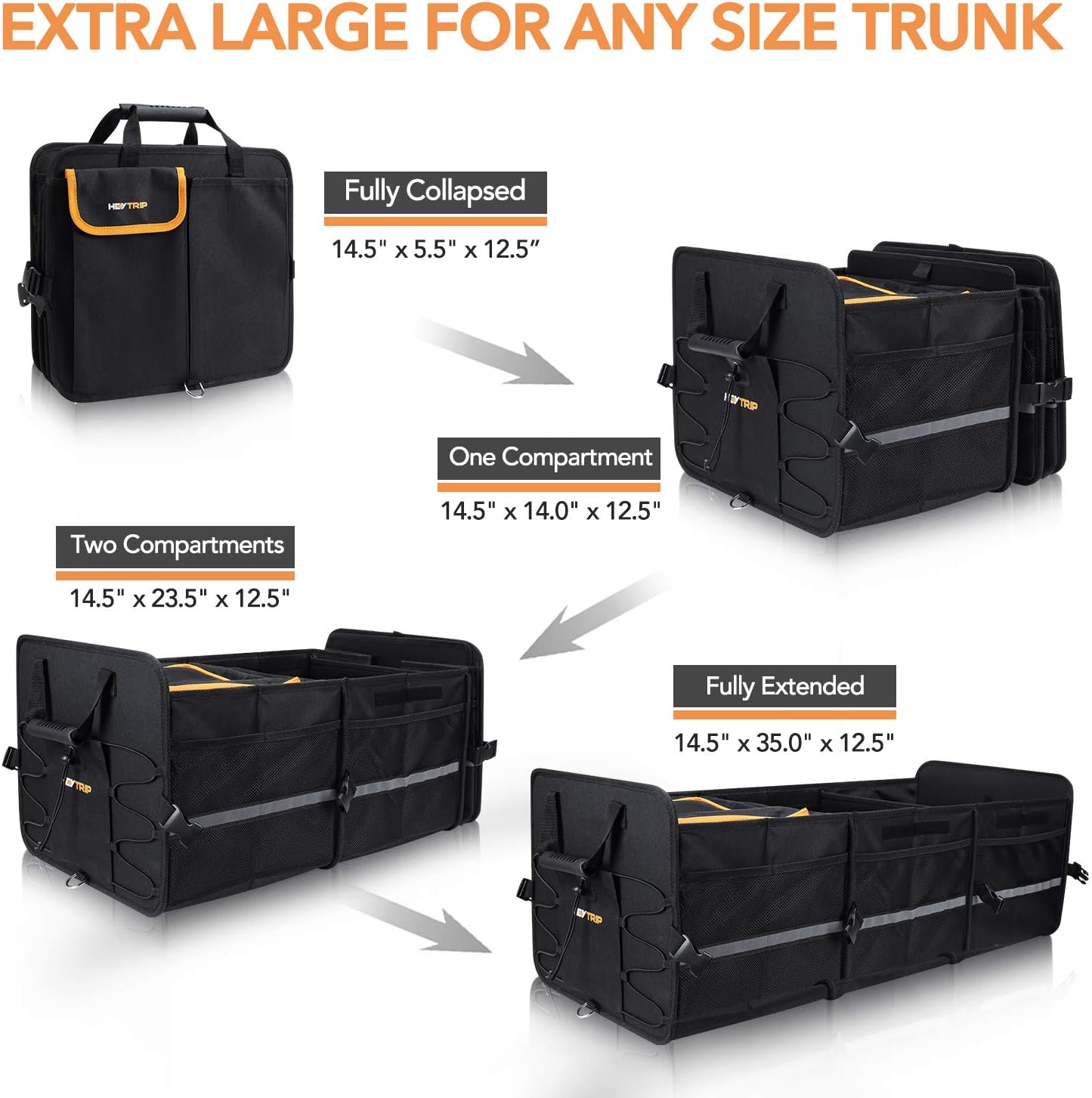 Detalle 2 de HEYTRIP Large Trunk Organizer with Cooler