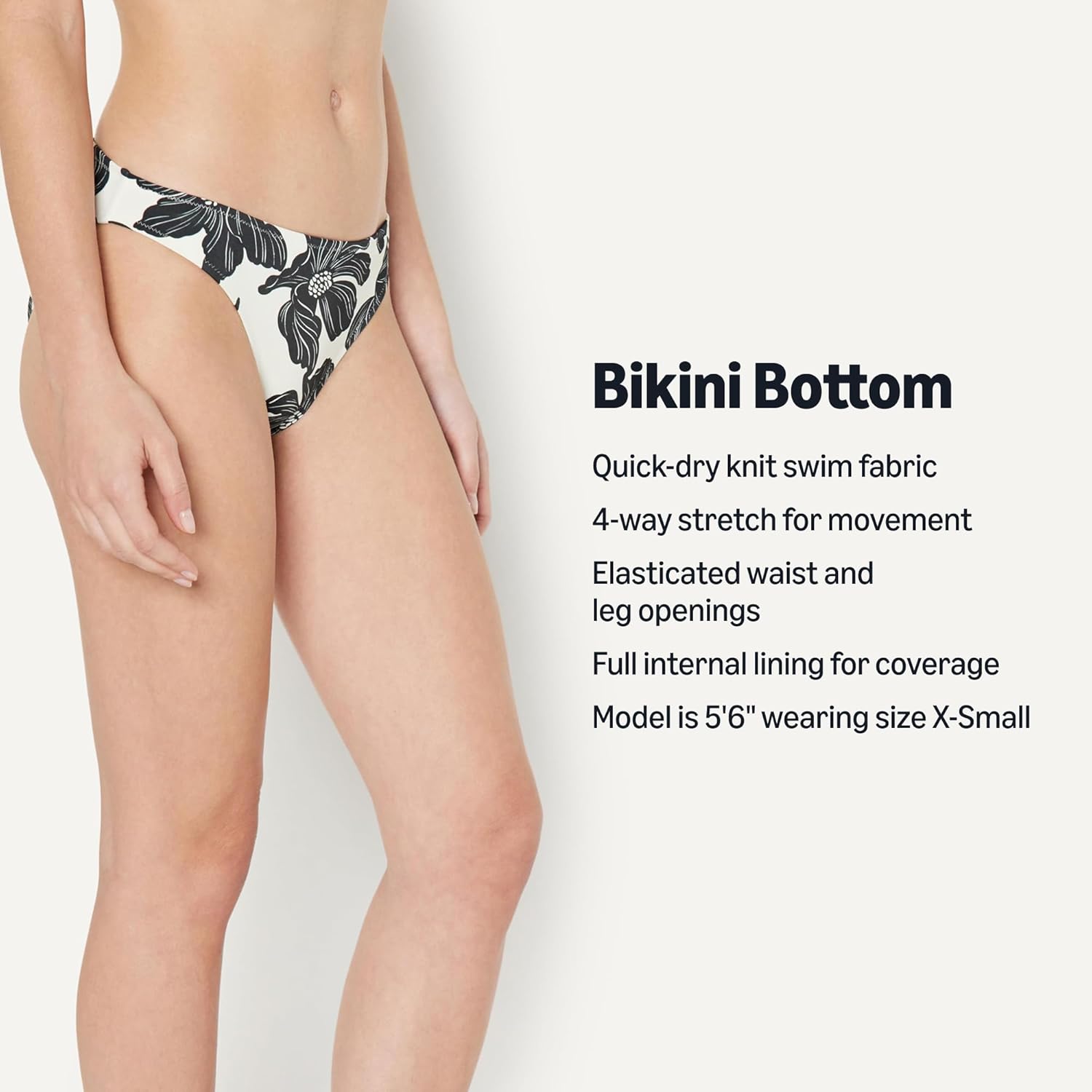 Detalle 2 de Amazon Essentials Women's Classic Full Coverage Low Rise Bikini Swimsuit Bottom
