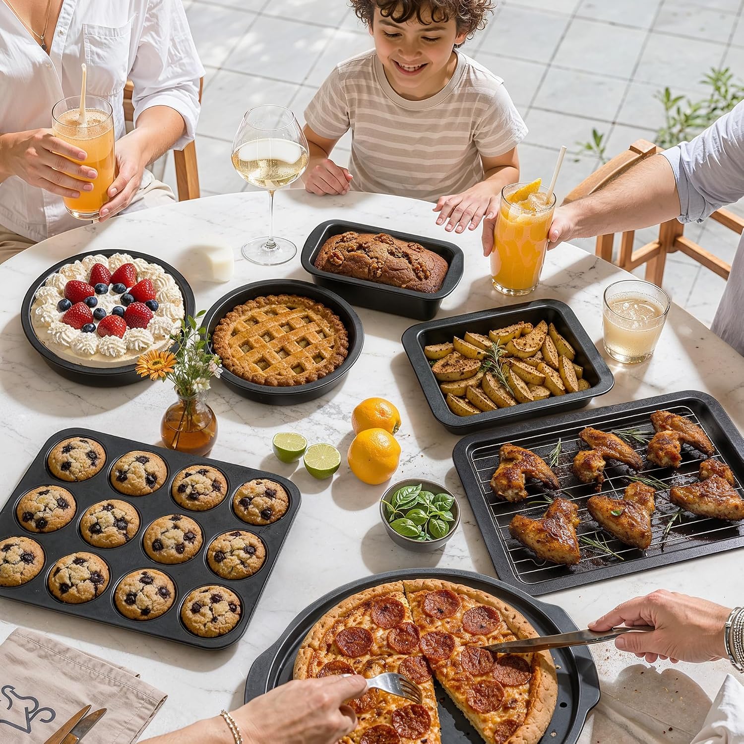 Thumbnail 4 de HONGBAKE Bakeware Sets 10-Piece