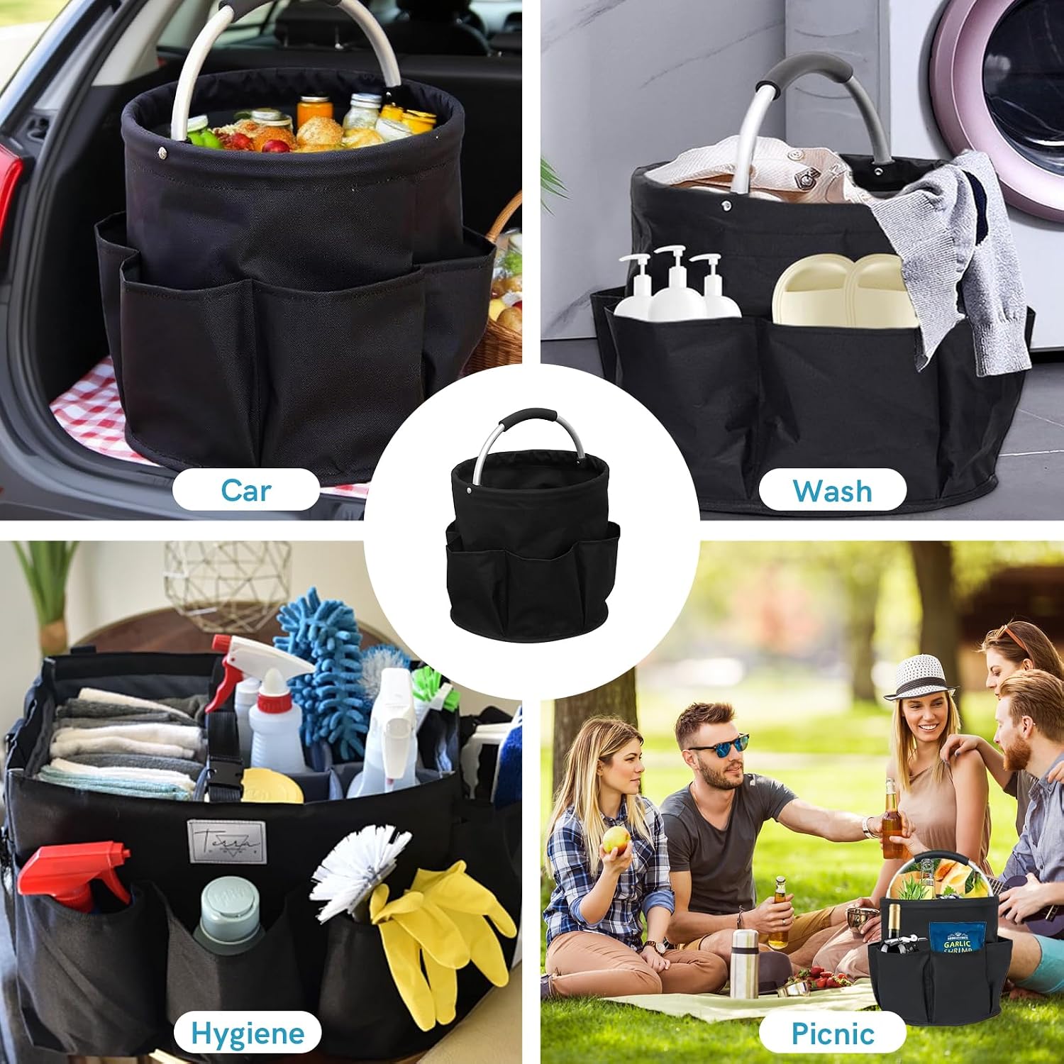 Thumbnail 5 de Wanheart Cleaning Caddy with Handle 18L