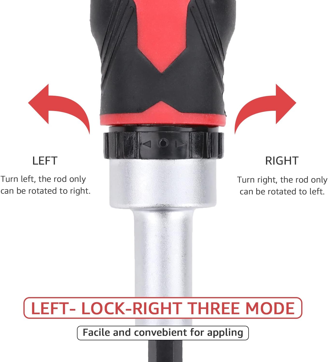 Detalle 2 de Amazon Basics 41‑Piece Magnetic Ratchet Screwdriver Set