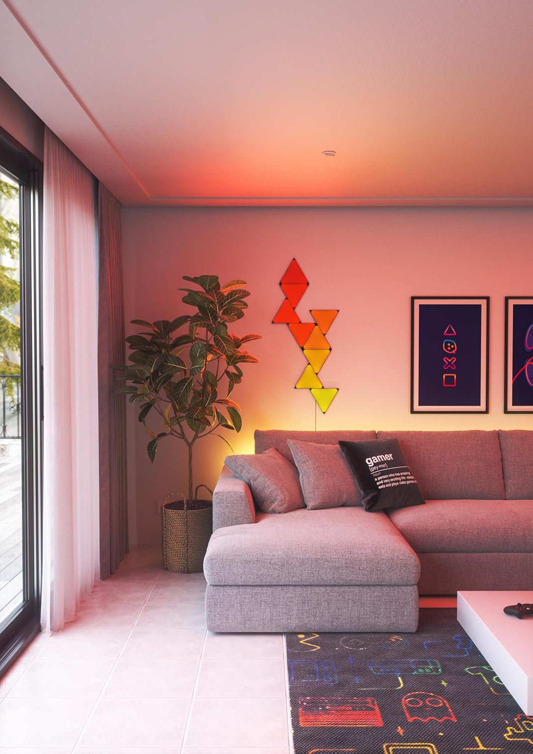 Thumbnail 5 de Nanoleaf Shapes Ultra Black - Paquete de 3 Triángulos LED 🟡