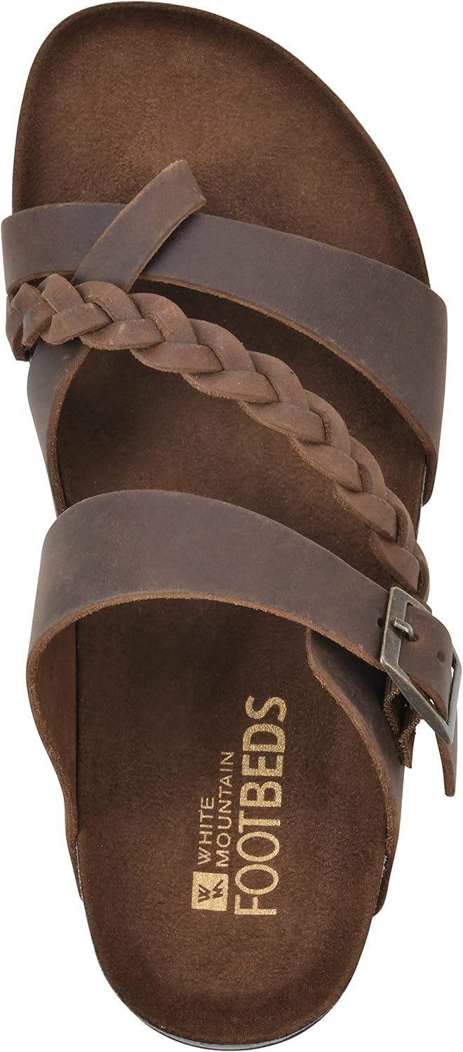 Thumbnail 5 de WHITE MOUNTAIN Women’s Hazy Braided Comfort-Molded Footbed Sandal