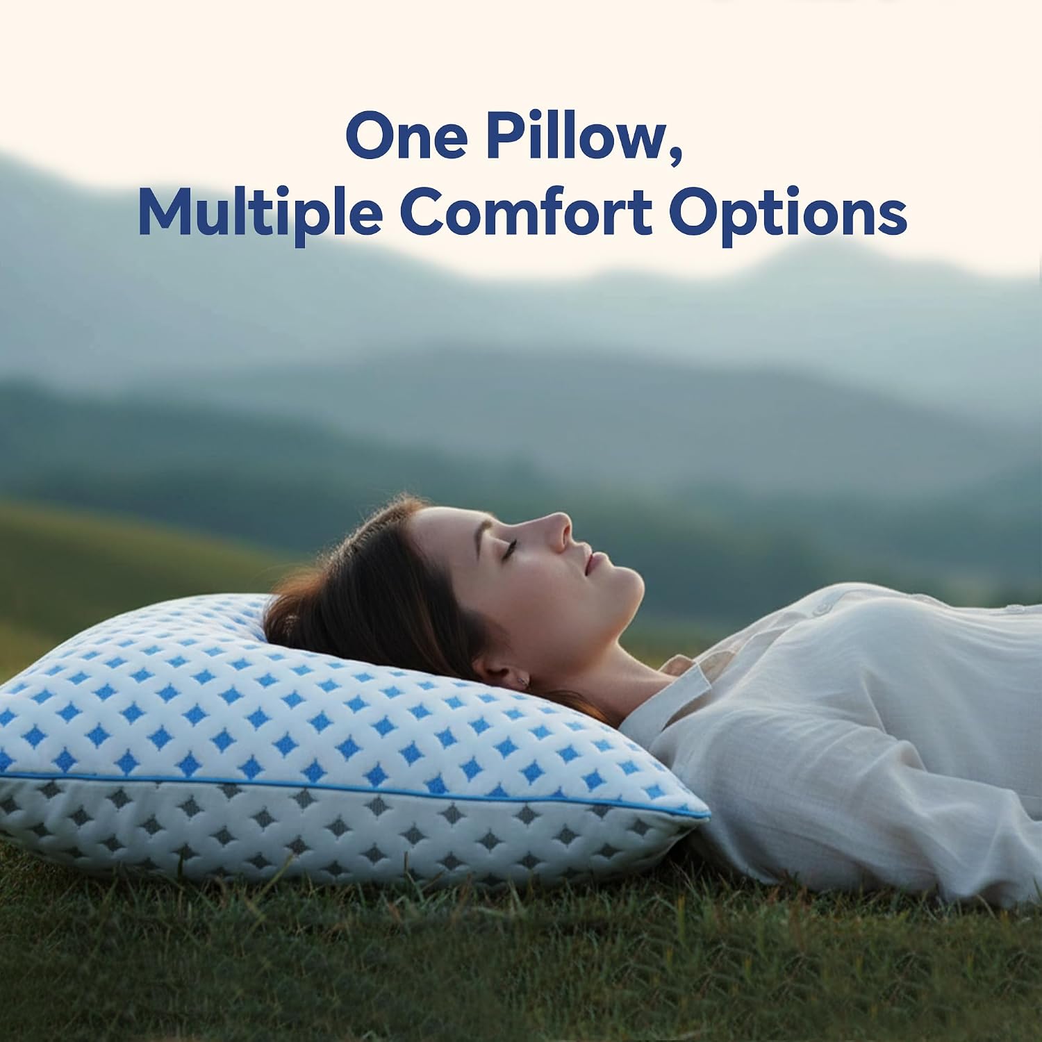 Thumbnail 1 de LOVELYREST Memory Foam Pillows 2 Pack: Adjustable King Loft with Cooling Breathability