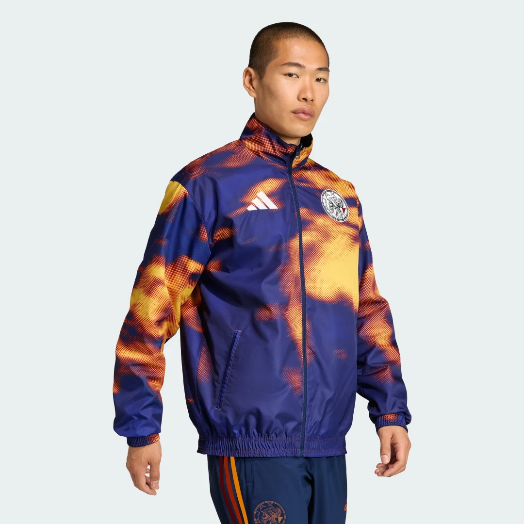 Detalle 2 de Chaqueta deportiva Ajax x ID&T de Adidas: estilo urbano y comodidad para entrenar