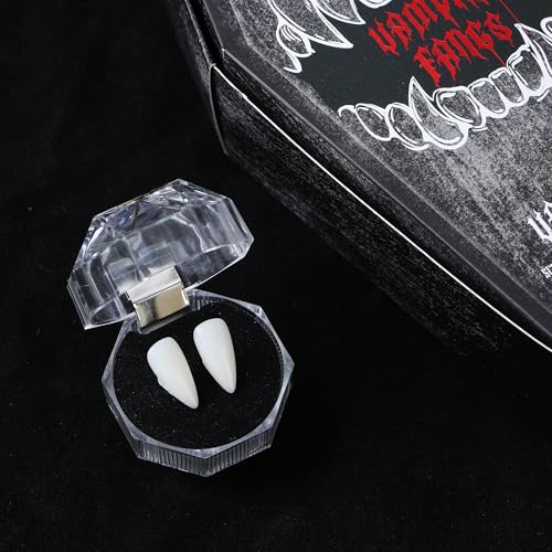 Thumbnail 8 de VANERIA Crocs de vampire pour cosplay en PVC, 4 tailles avec adhésif