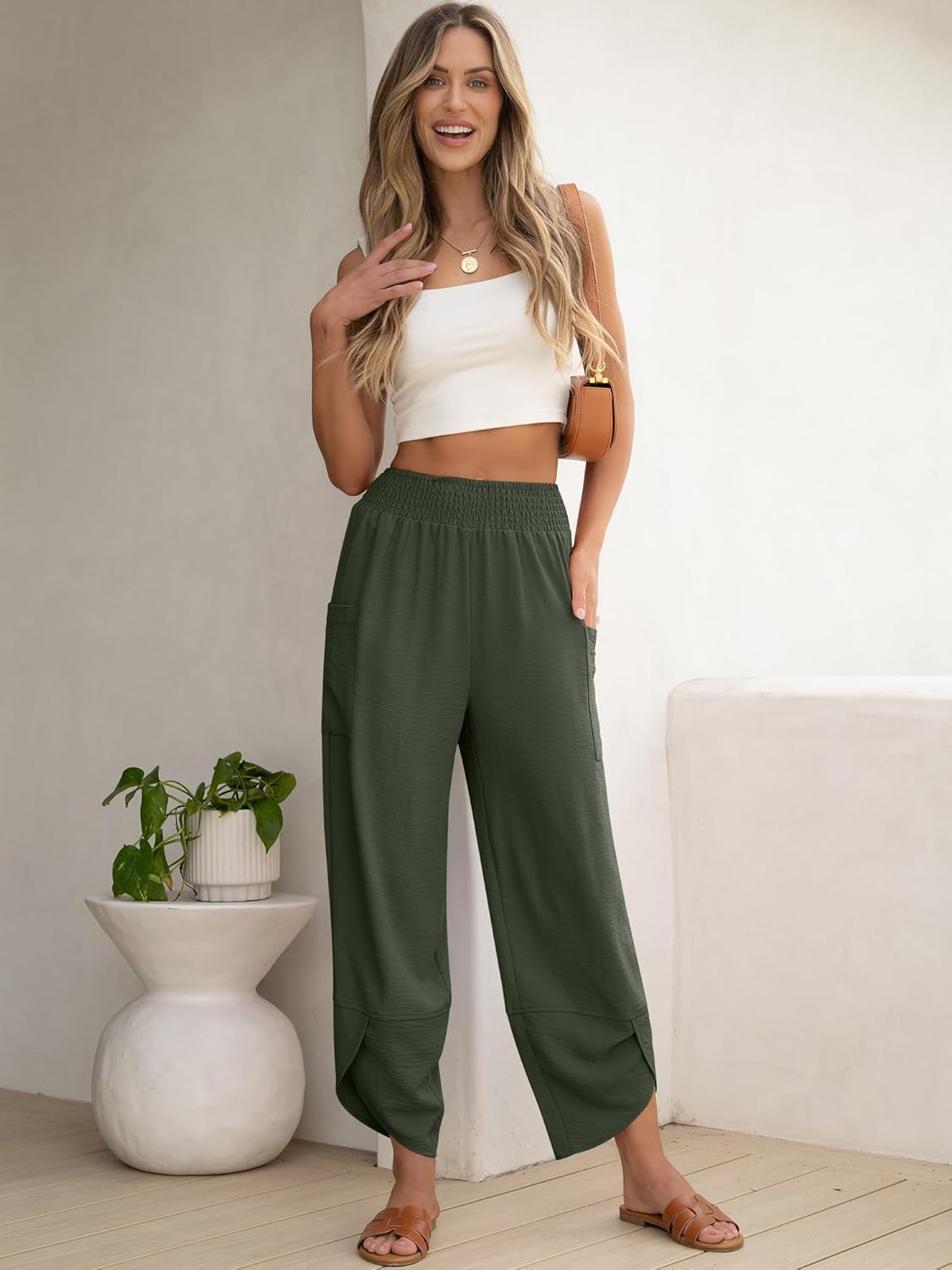 Thumbnail 1 de ANRABESS Wide Leg Palazzo Pants 2026 🌴