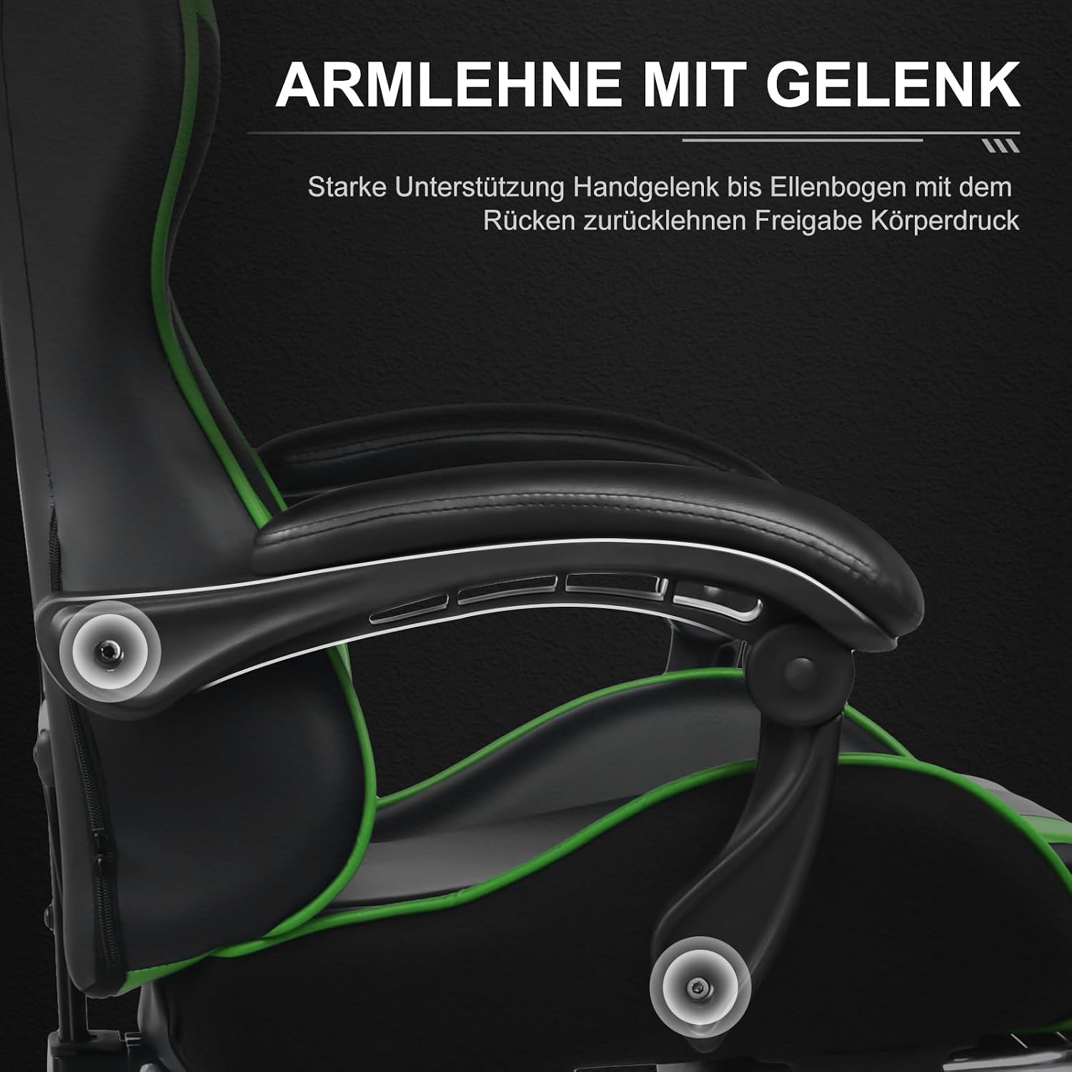 Thumbnail 4 de GTPLAYER Sedia da gaming ergonomica con poggiapiedi