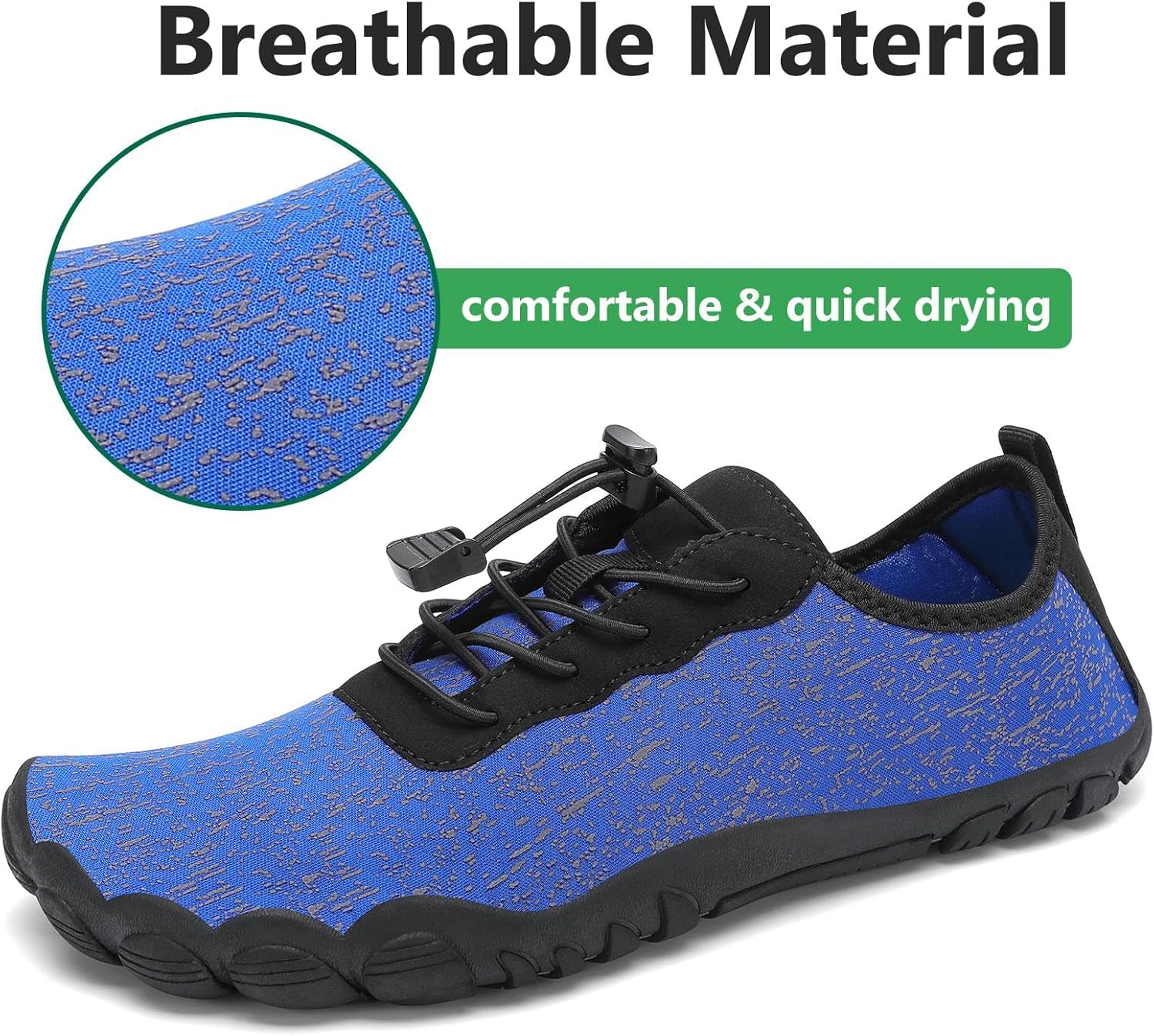 Thumbnail 3 de SAGUARO chaussures pour sport aquatique à semelle épaisse (mixte adulte) – respirantes et à séchage rapide