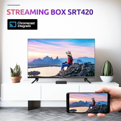 Thumbnail 1 de STRONG SRT420 TV Box Android 4K con Chromecast y Dolby