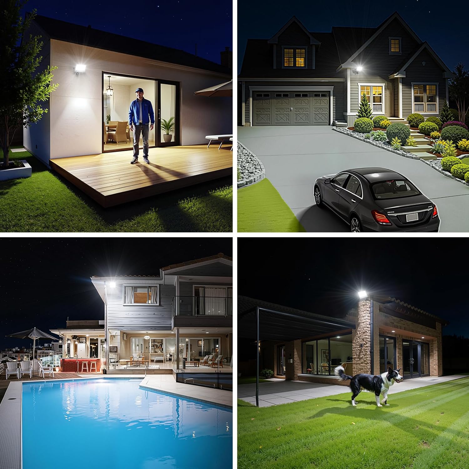 Thumbnail 6 de Projecteur LED Extérieur 50W avec Détecteur de Mouvement 6 en 1 – IP67, 5000 lm, 7000K