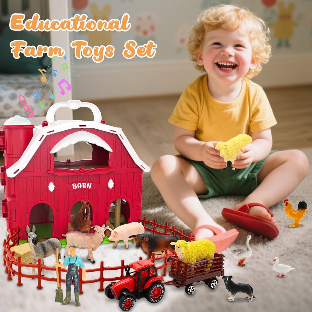 Thumbnail 5 de Red Barn Toys Farm Playset 18.5in