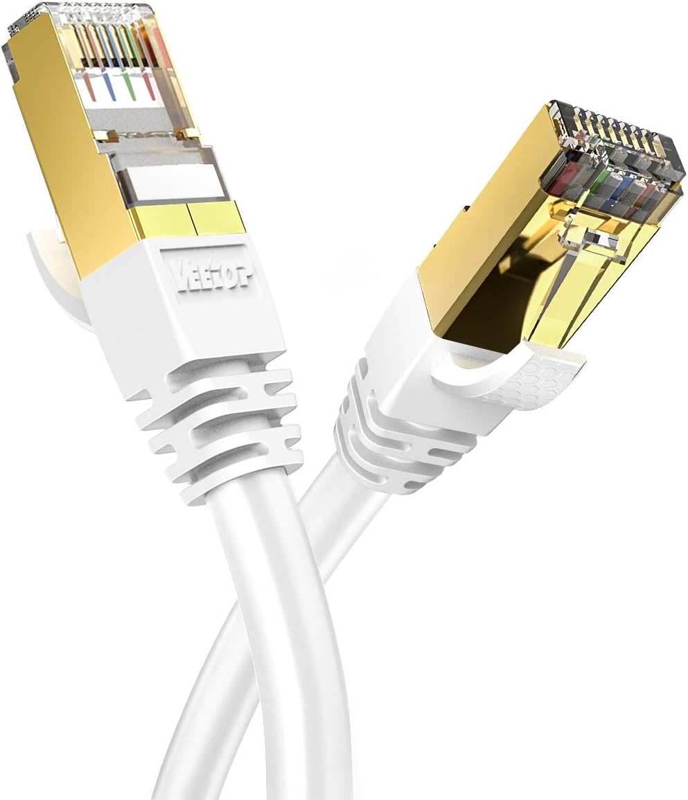 Detalle de Veetop Cat8 Patchkabel 0,25 m