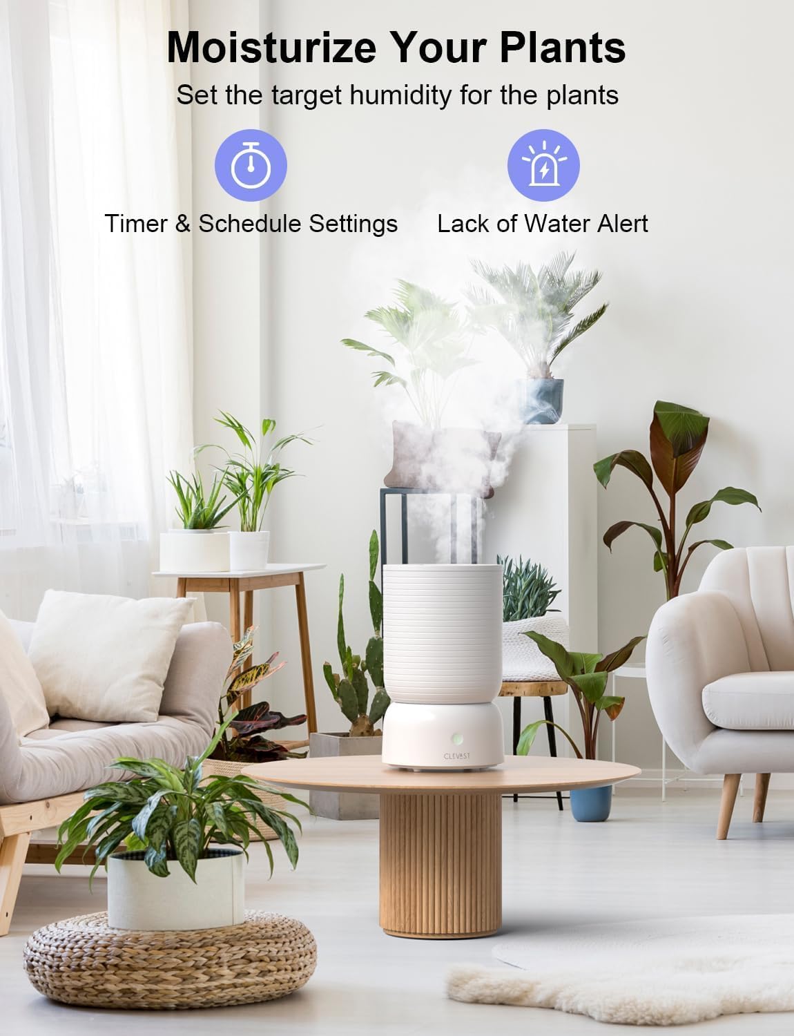 Thumbnail 6 de CLEVAST Smart Humidifier 3L with Wi‑Fi 🌬