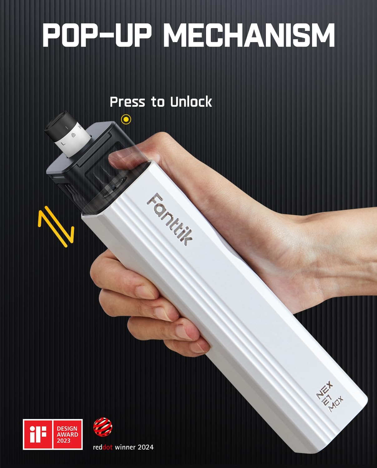 Detalle de Fanttik E1 Max 3.7V Electric Screwdriver: Compact Precision Kit with 50 Magnetic Bits