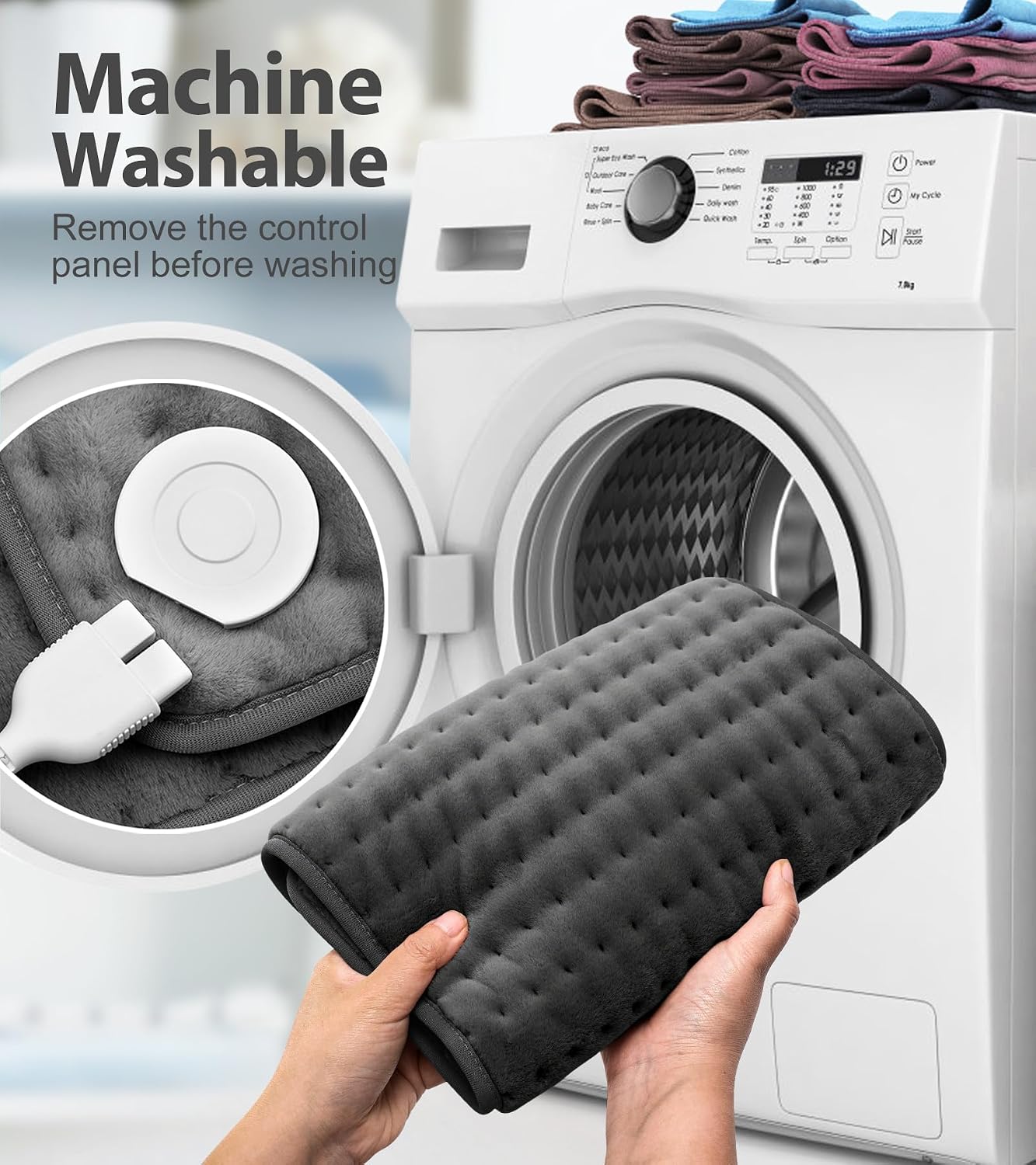 Detalle 2 de VALGELUIK Electric Heating Pad 12" x 24