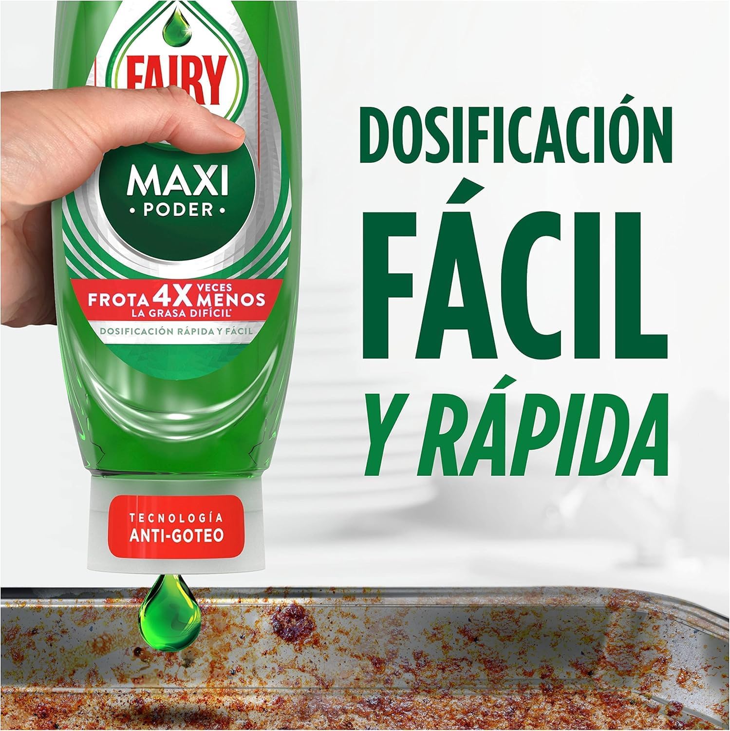 Thumbnail 3 de Fairy Maxi Poder Lavavajillas Líquido, 3.6 L - Antigrasa