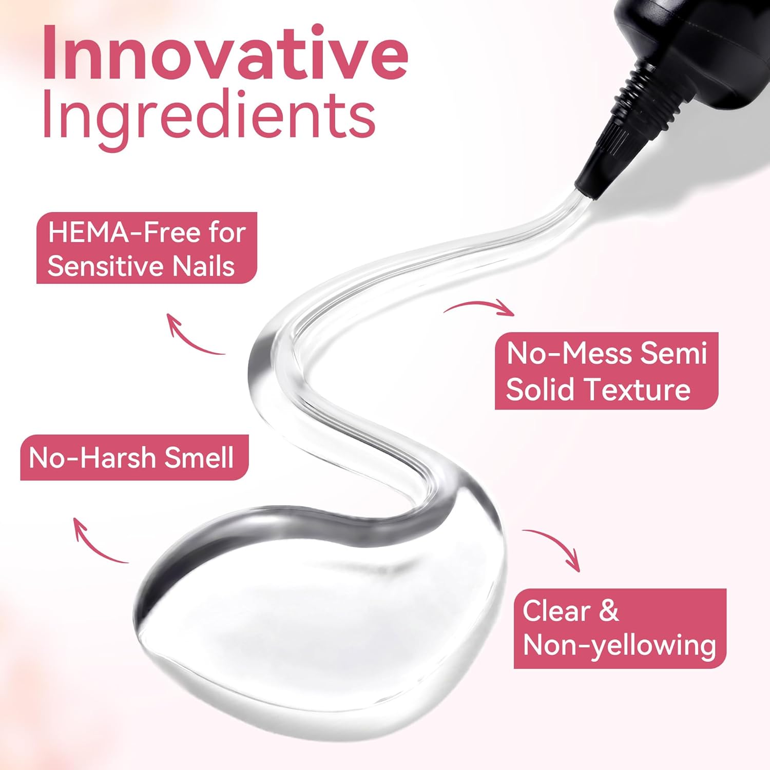 Thumbnail 6 de Makartt Nail Glue Extra Strong (HEMA-Free) – semi-solid air-dry press-on and nail tip glue, 10ml