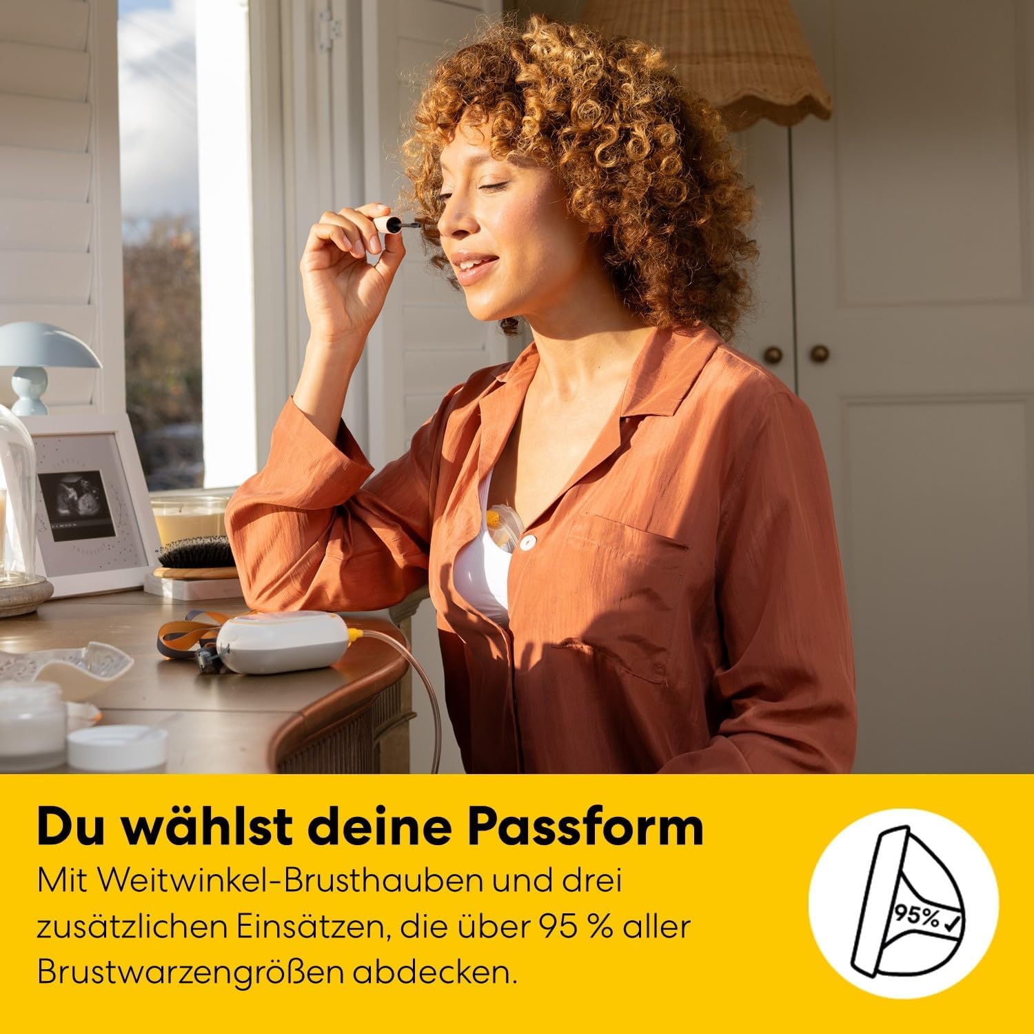 Thumbnail 6 de Medela Freestyle Mini Hands-Free – Tragbare Doppelmilchpumpe mit Akku und freihändigen Auffangschalen