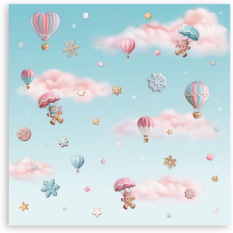 Thumbnail 4 de Stamperia Scrapbook Paper Pad „Candy Christmas“ (20,3 x 20,3 cm) – säurefreies Papier für Scrapbooking & Karten