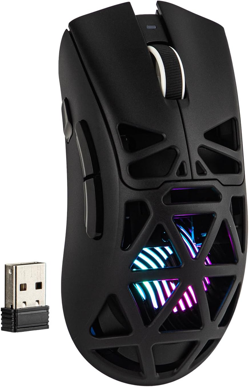 Detalle de MechLands Aula SC620 Gaming Mouse, PAW3311 Sensor, 12,000 DPI, Tri-Mode