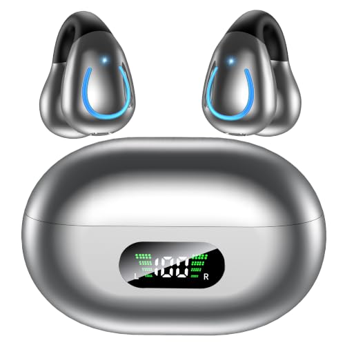 Detalle de Paekole Auriculares Inalámbricos Bluetooth 6.1 Open Ear Clip: comodidad ligera y sonido directional para todo el día