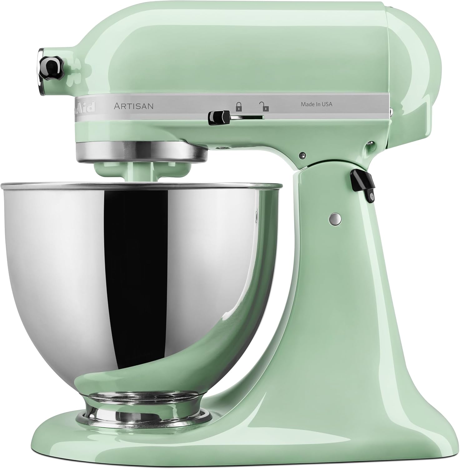 Thumbnail 4 de KitchenAid Tilt-Head Artisan 4.8L Stand Mixer (5KSM125BPT) in Pistachio