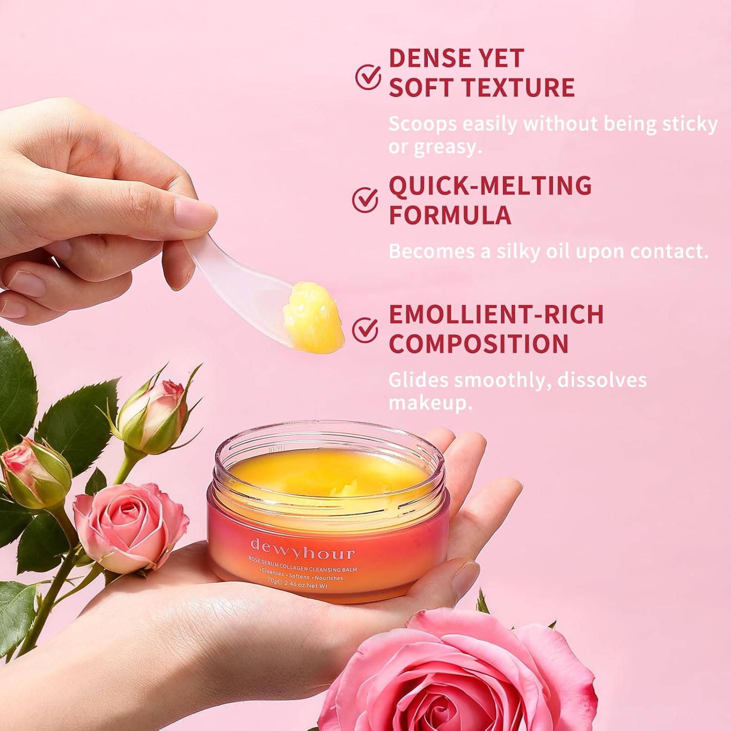 Detalle 1 de dewyhour Makeup Cleansing Balm, 2.46 oz