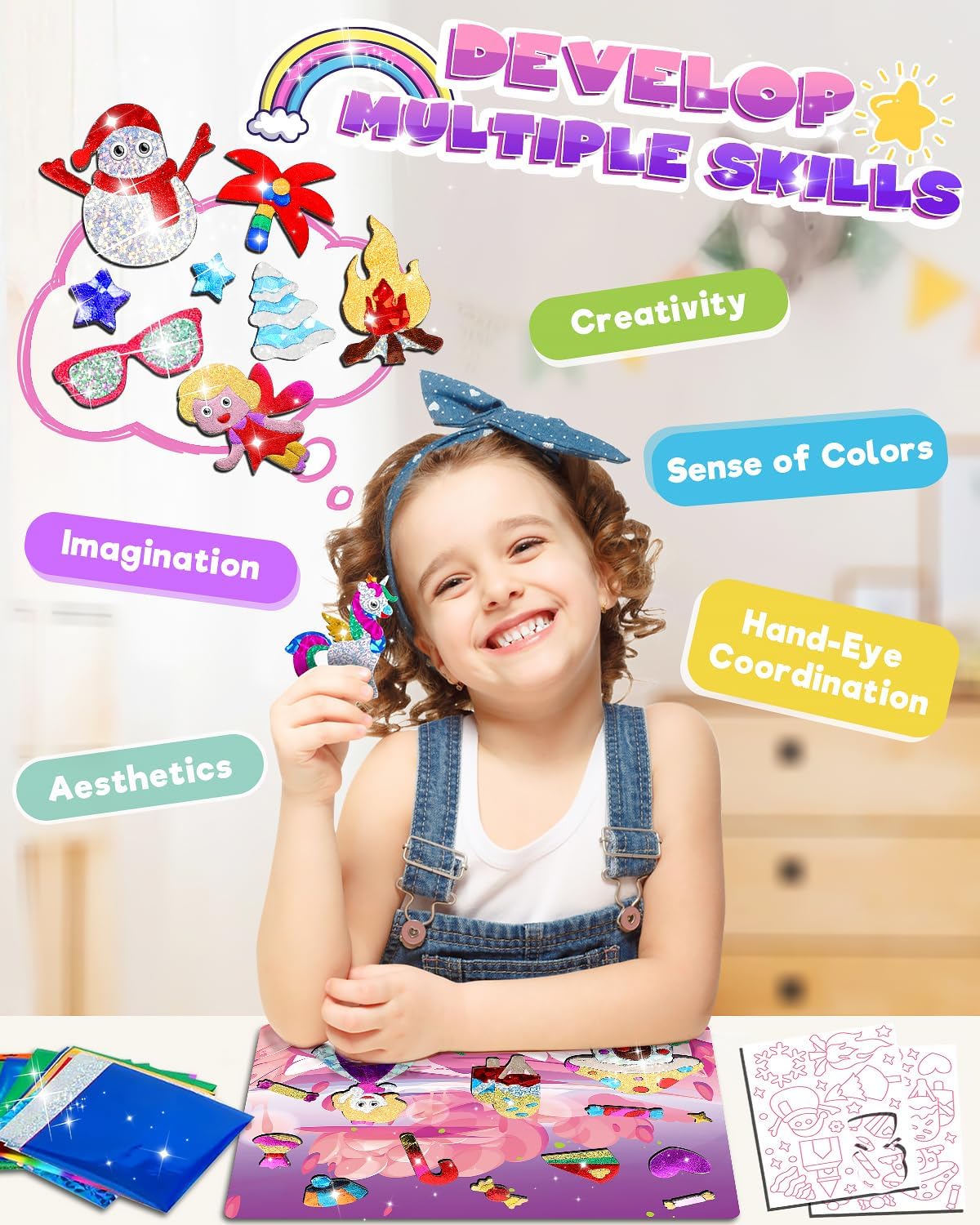 Detalle de Baobrava Foil Art Kit for Kids