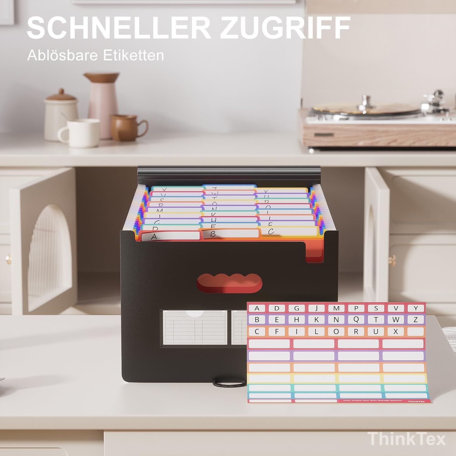 Thumbnail 2 de ThinkTex Dokumentenmappe A4 26 Fächer 🗂️