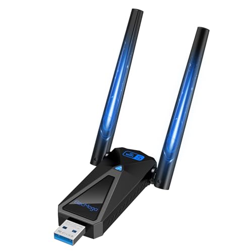 Detalle de ElecMoga Adaptador WiFi USB 1300Mbps