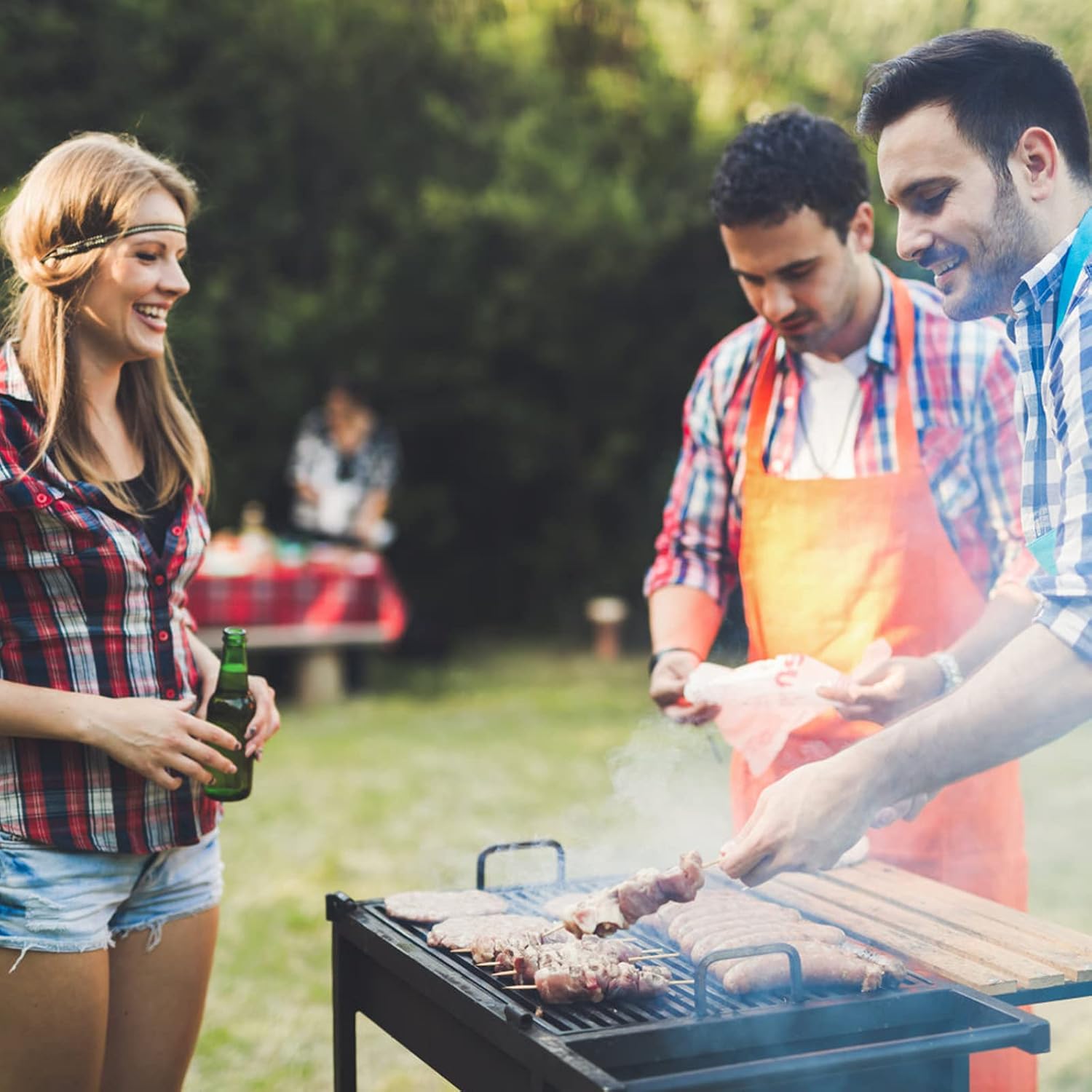 Thumbnail 5 de Griglia barbecue in ghisa smaltata 60 x 40