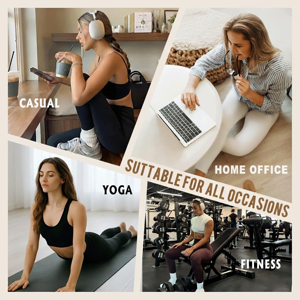 Detalle de 4 Pack High-Waisted Leggings for Women with Butt Lift and Tummy Control