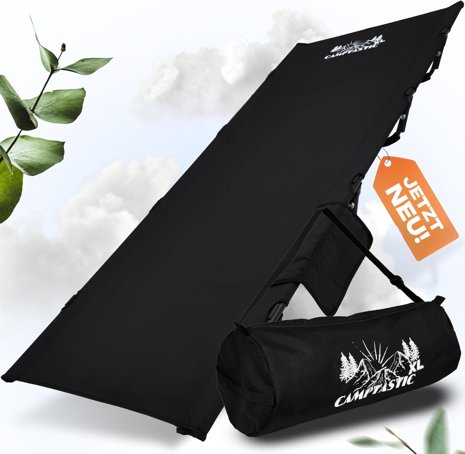 Detalle de Camptastic Feldbett XXL Ultraleicht – 2,7 kg, schneller Aufbau