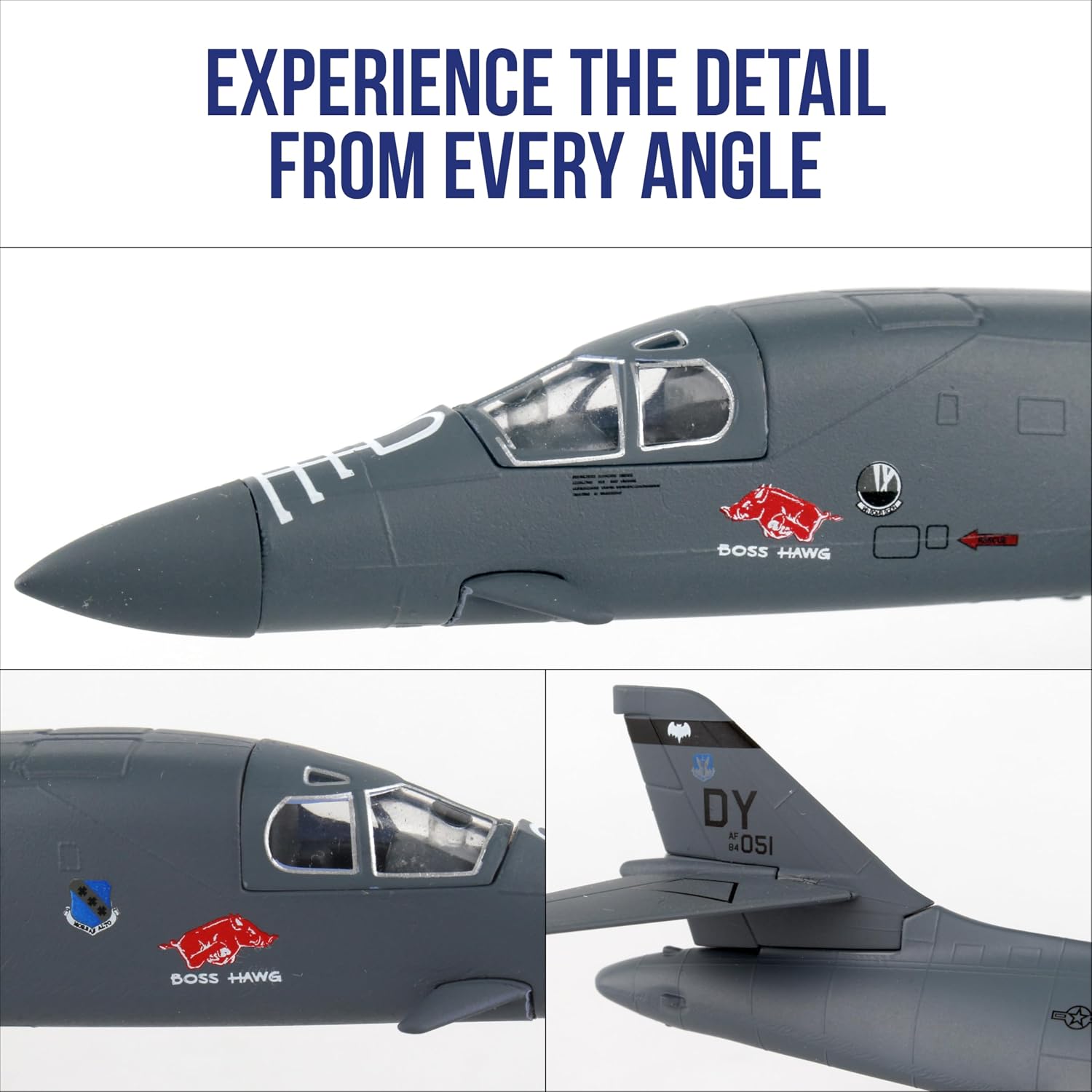 Thumbnail 6 de POSTAGE STAMP B-1B ランサー 1/221スケール ダイキャスト製可動翼モデル PS54042