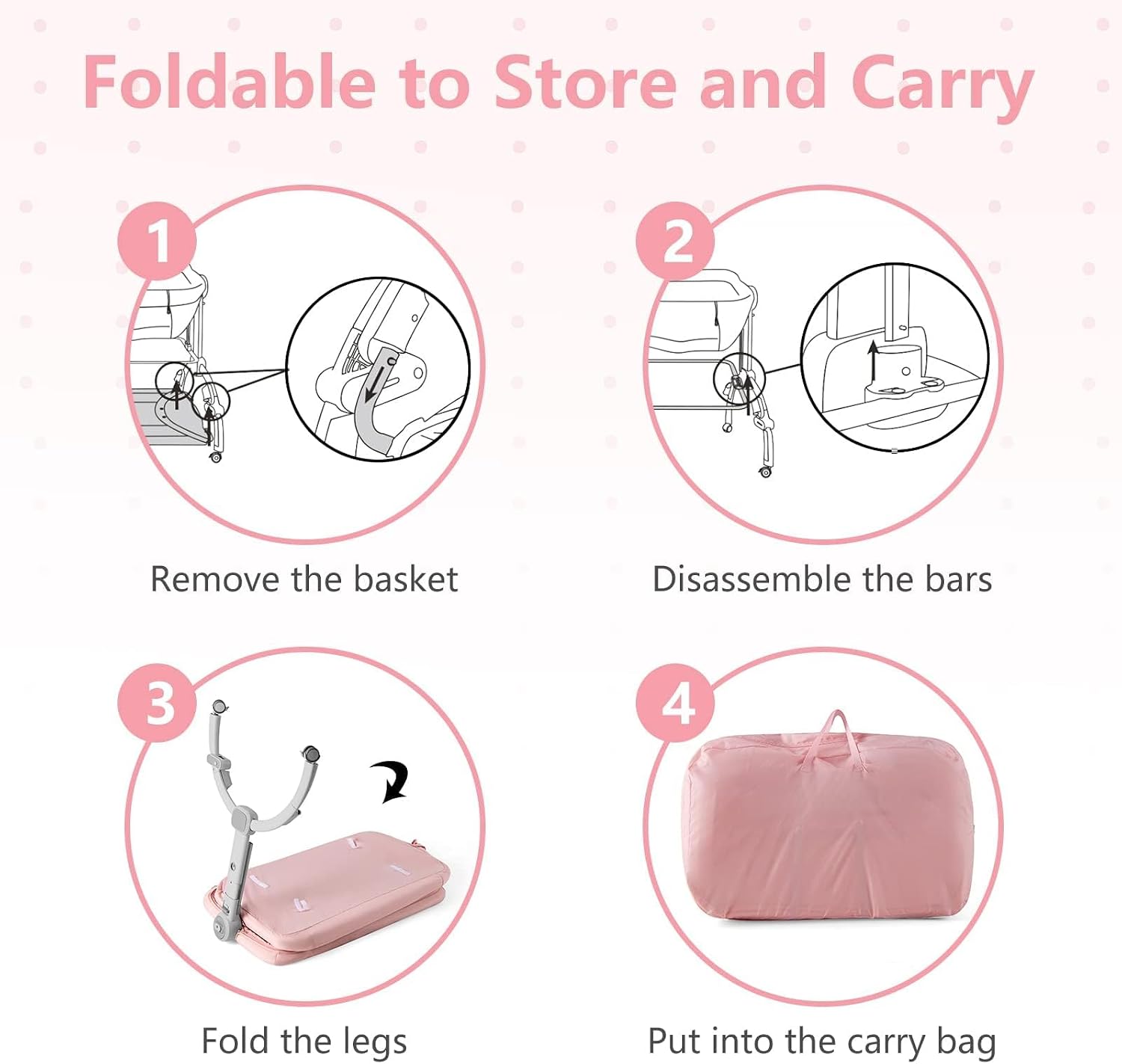 Detalle de INFANS 3-in-1 Baby Bassinet