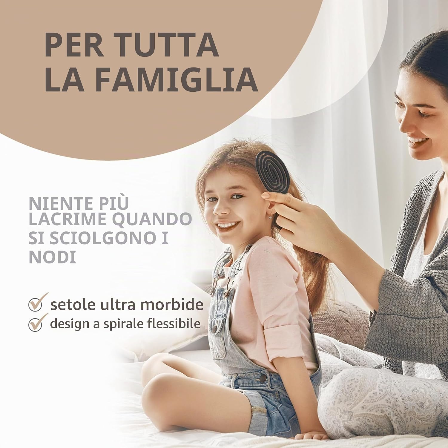 Detalle de marQus Spazzola Districante per Capelli - Materiali a Base Vegetale Biodegradabile | 1 Pezzo