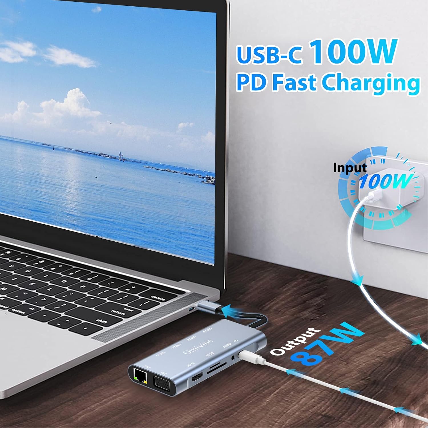 Detalle 1 de Omivine 11-In-1 USB C Hub